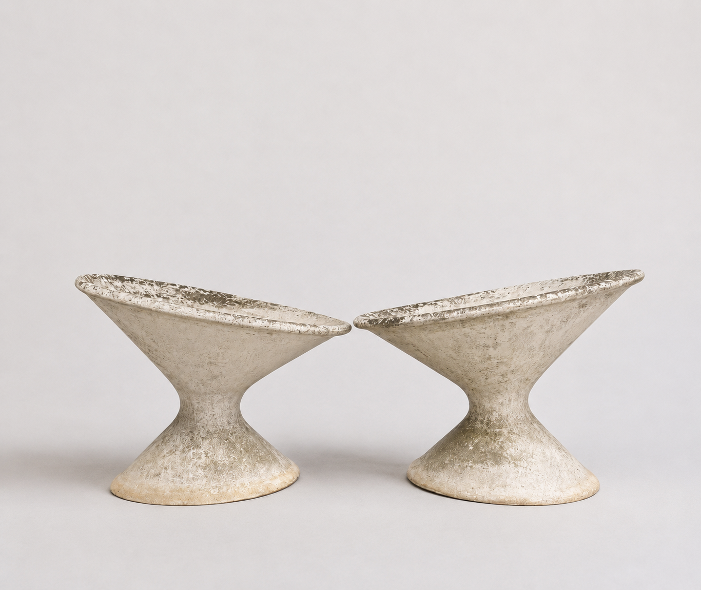 Pair of Vintage Willy Guhl Eternit Planters