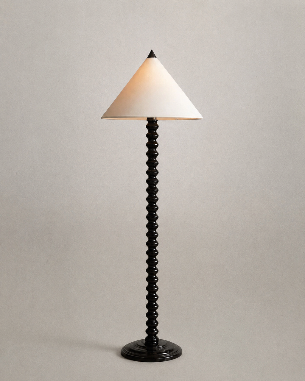 Black Lacquer Floor Lamp