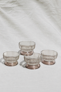 Set of 4 Silver Plated Fruit Bowls