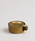 Vintage Brass Stackable Ashtray Set