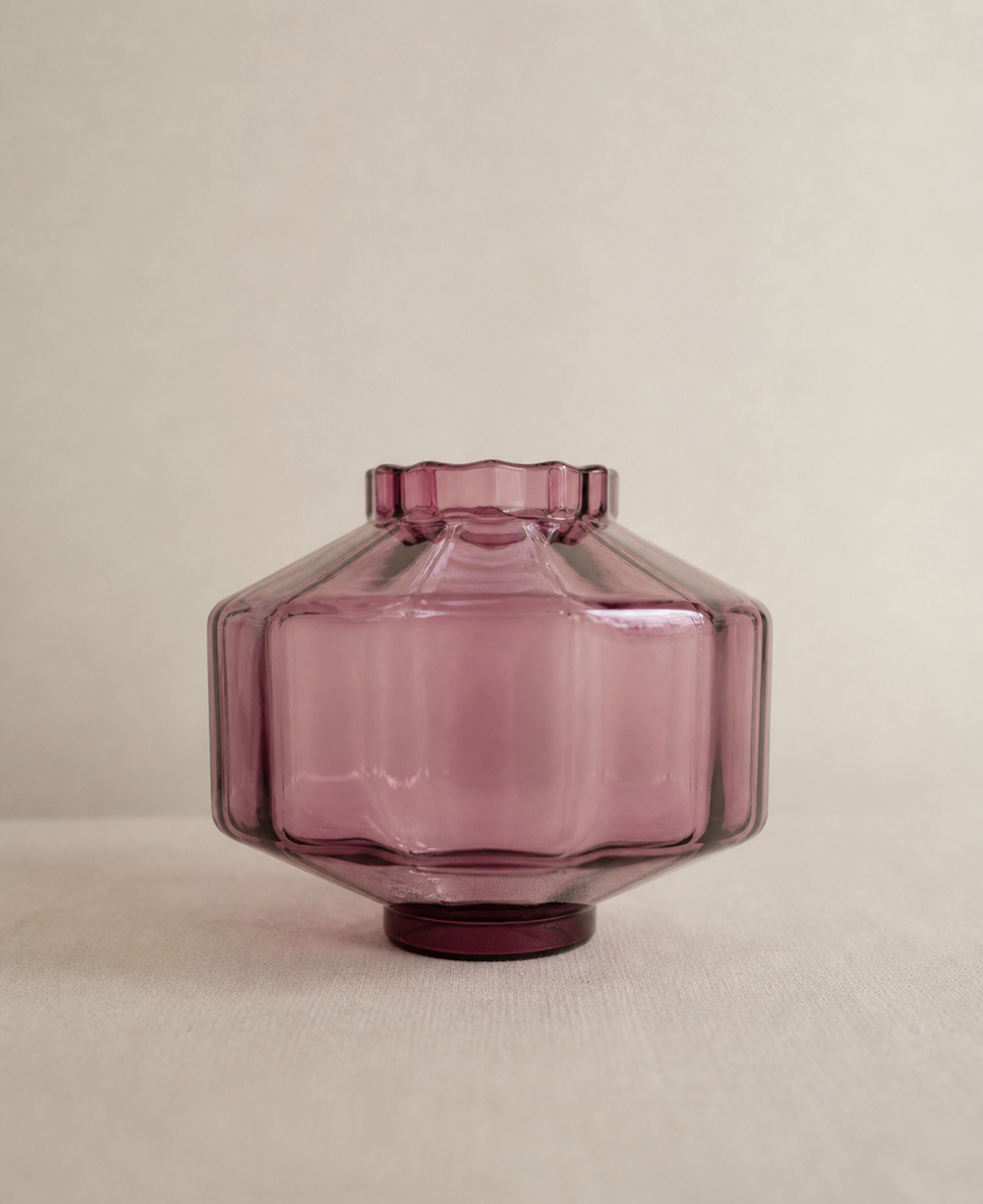 Art Deco Purple Vase