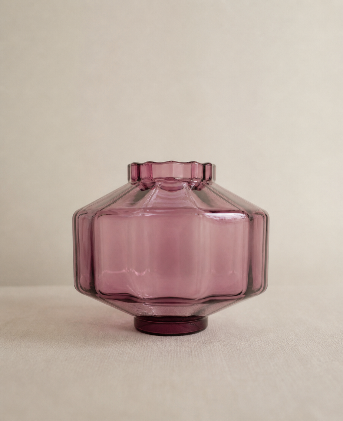 Art Deco Purple Vase