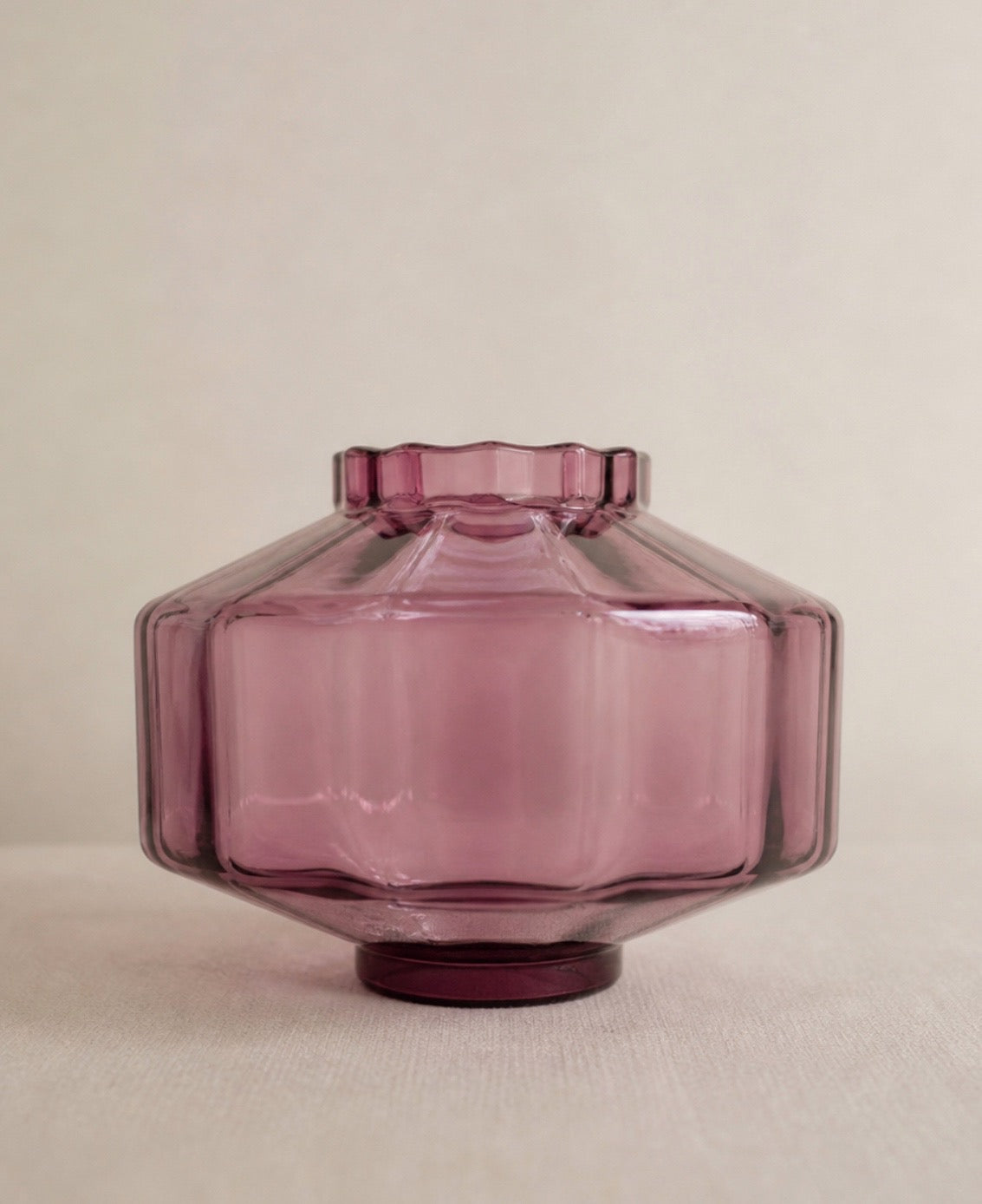 Art Deco Purple Vase