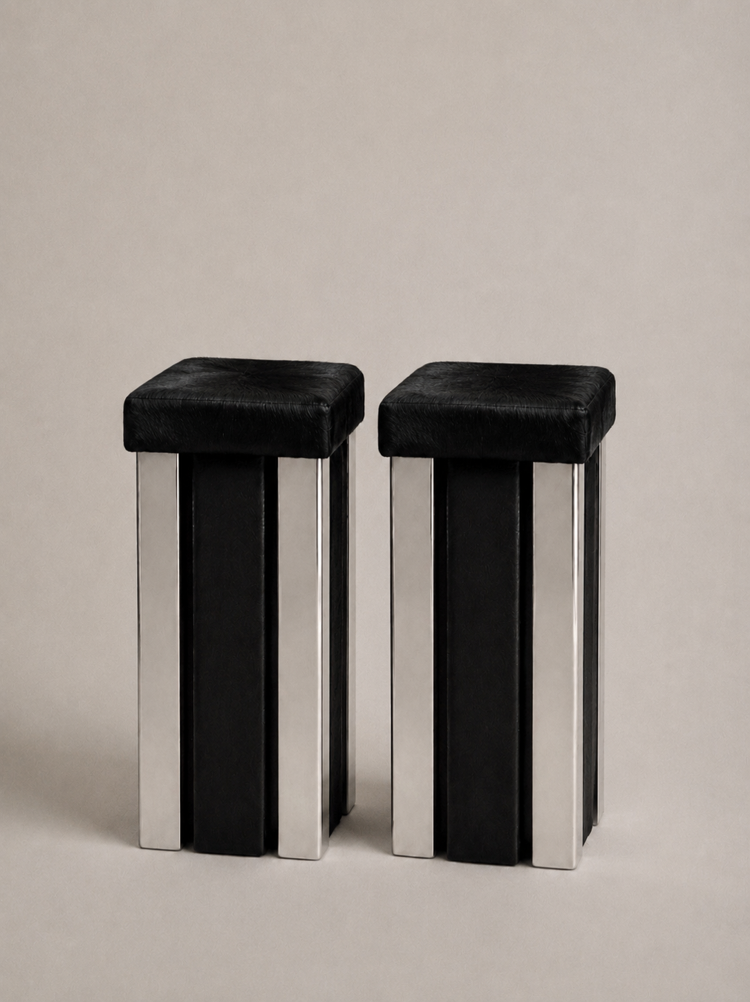 Pair of Willy Rizzo Bar Stool