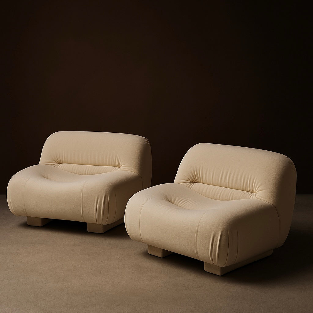 Pair of Rossi Di Albizatte Lounge Chairs