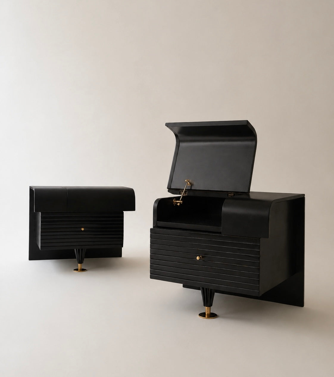 Pair of Pierre Cardin Night Tables