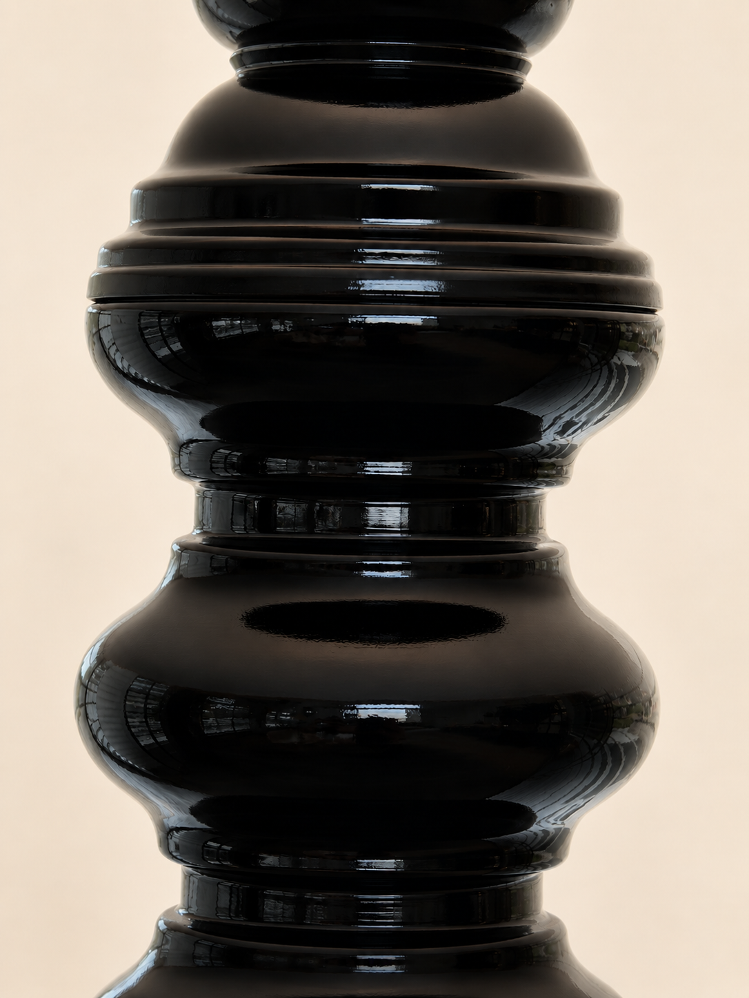 Black Lacquer Floor Lamp