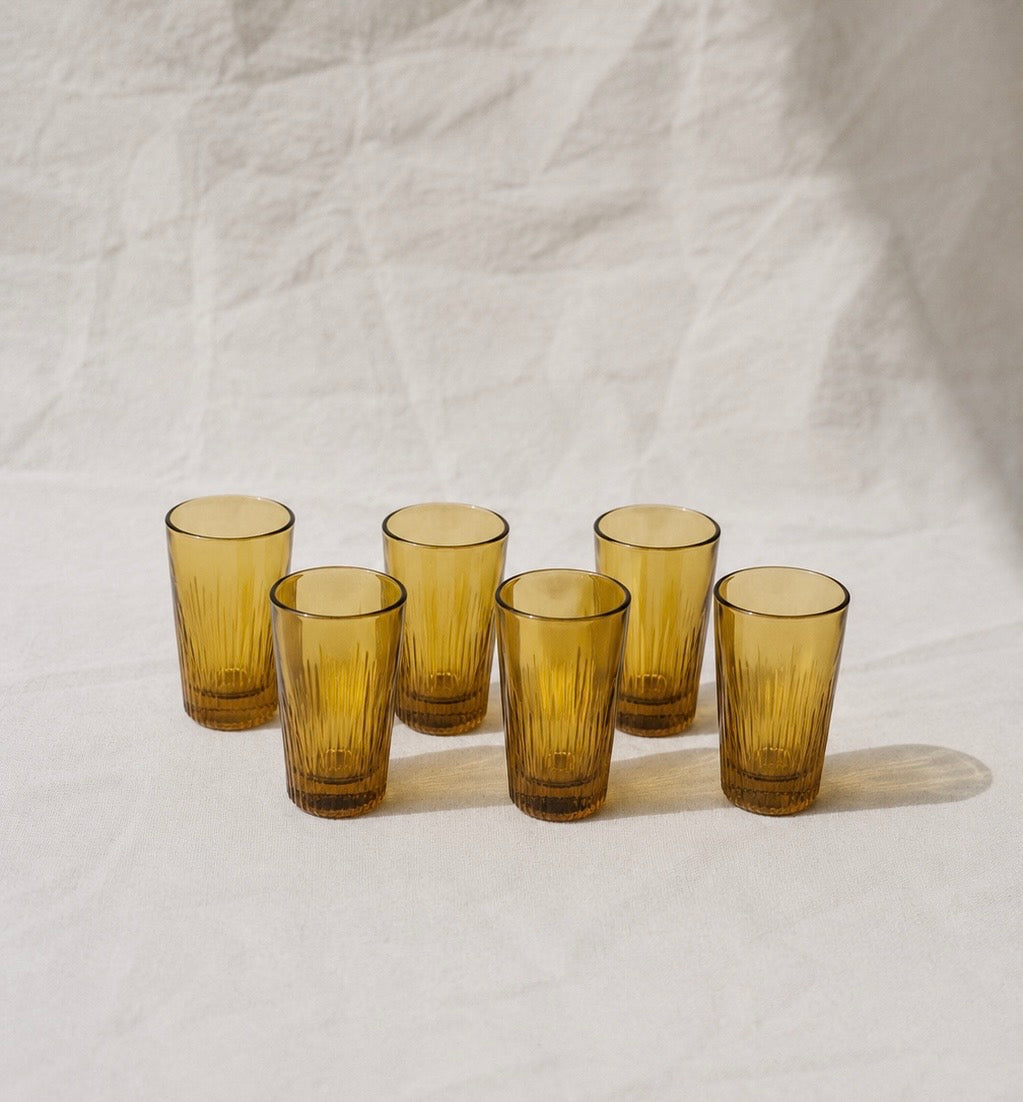 Set of 6 Vintage Japanese Sake Glasses