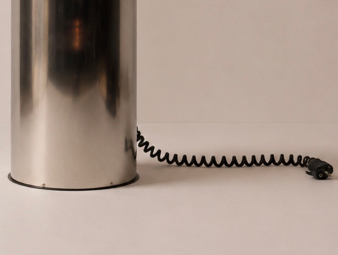 Large Stainless Steel Floor Lamp by Targetti