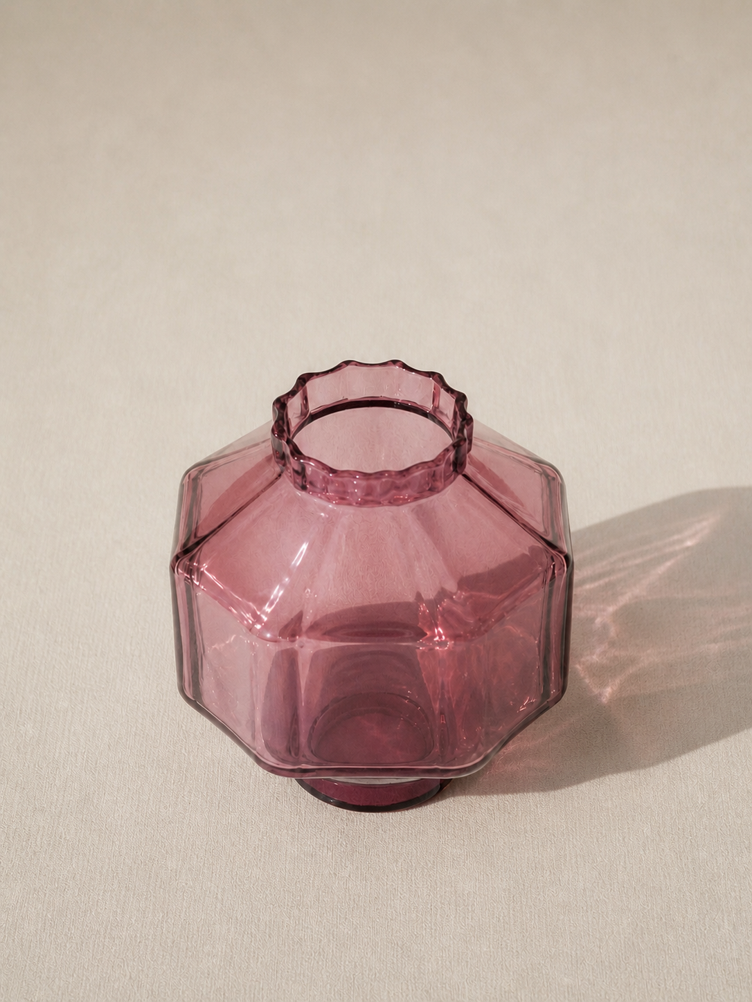 Art Deco Purple Vase