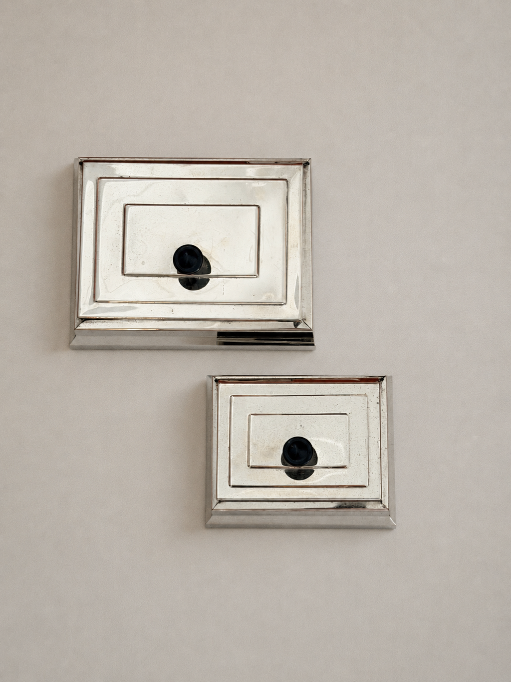 Art Deco Chrome Boxes