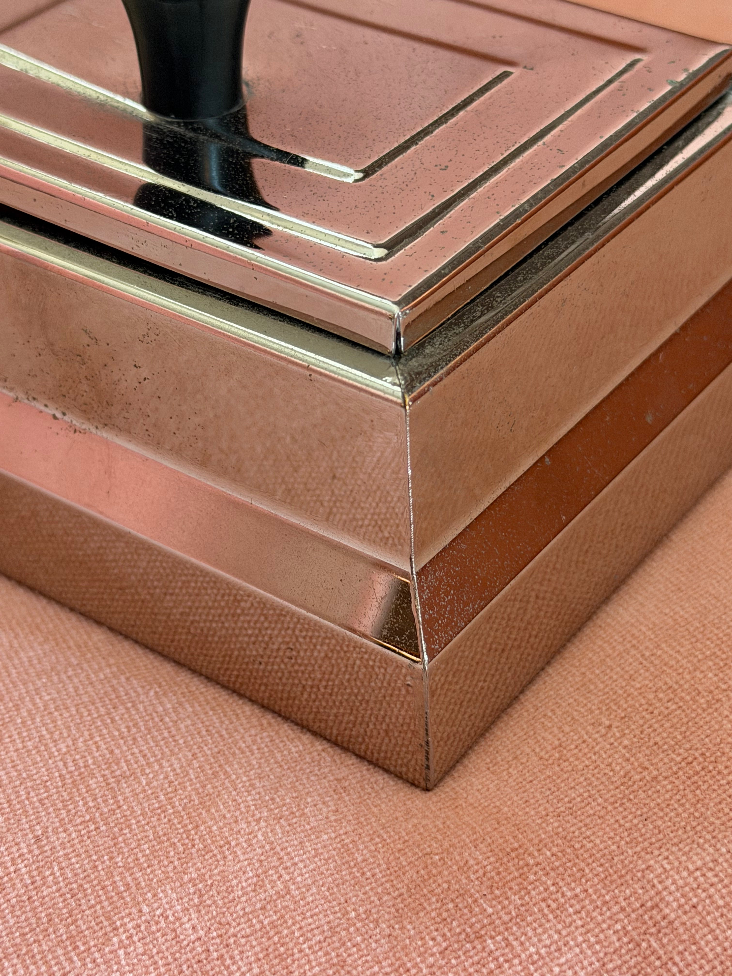 Art Deco Chrome Boxes
