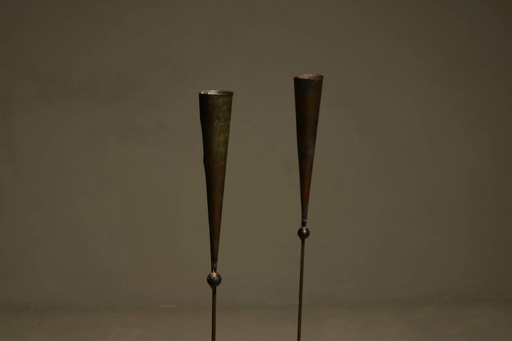 Pieter Spruyt Copper Candle Holders