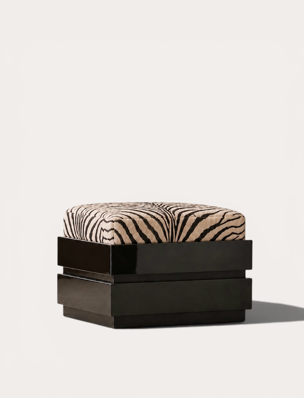 Zebra Ottoman